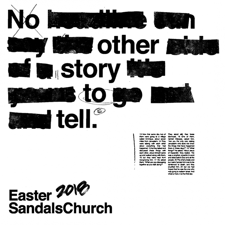 No Other Story to Tell (Easter 2018) key art