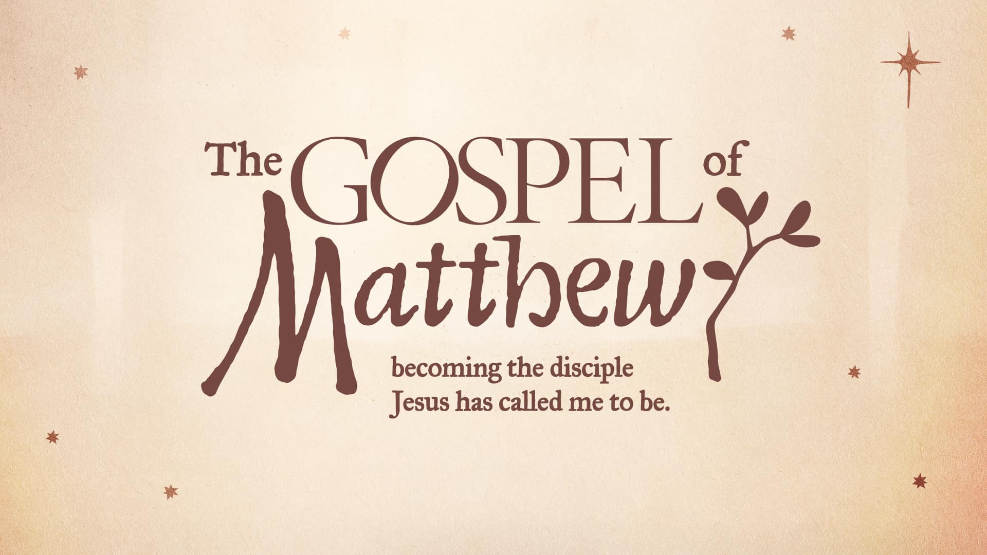The Gospel of Matthew key art
