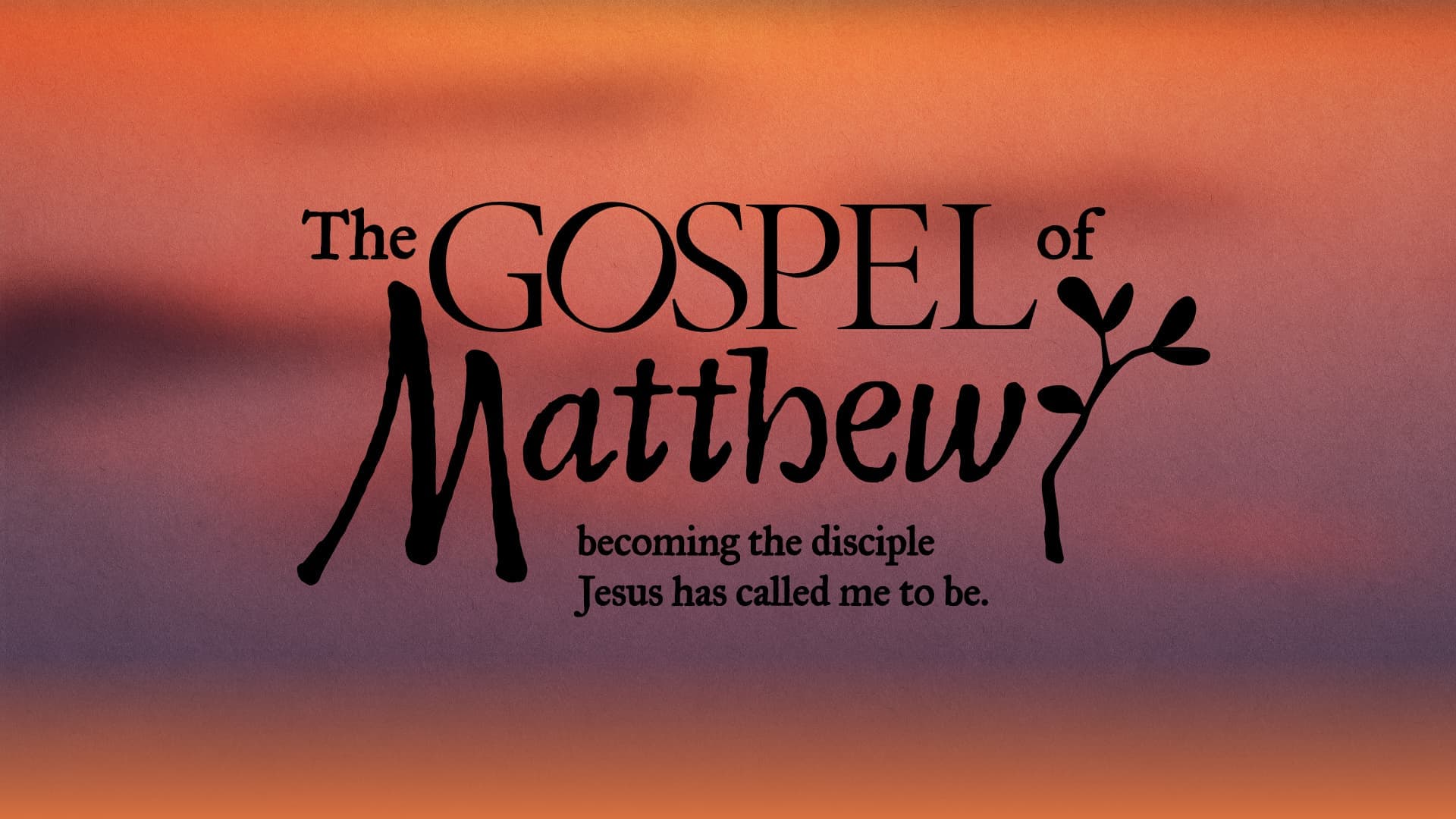 The Gospel of Matthew key art